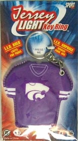 Kansas State Wildcats Keychain - Jersey Keylight