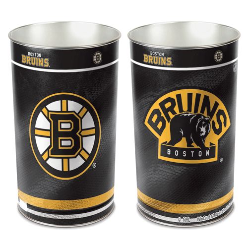 Picture of Boston Bruins Wastebasket 15 Inch