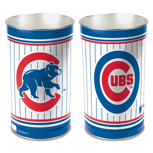 Picture of Chicago Cubs Wastebasket 15 Inch