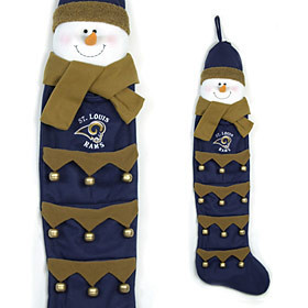 St. Louis Rams Greeting Card Holder 51 Inch Snowman