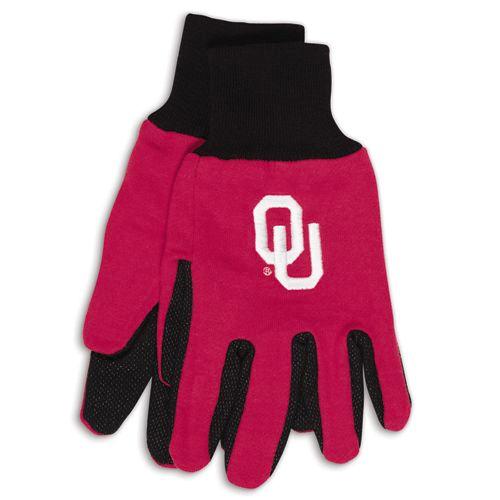 Oklahoma Sooners Two Tone Gloves - Adult