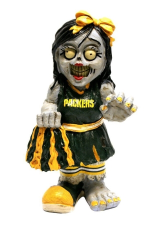Picture of Green Bay Packers Zombie Cheerleader Figurine