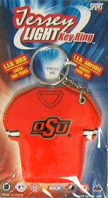 Oklahoma State Cowboys Keychain - Jersey Keylight