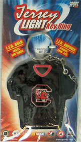 South Carolina Gamecocks Keychain - Jersey Keylight