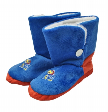 Kansas Jayhawks Slippers - Womens Boot