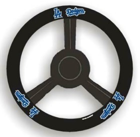 Los Angeles Dodgers Steering Wheel Cover - Leather