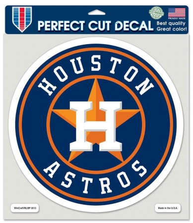 Picture of Houston Astros Decal 8x8 Die Cut Color