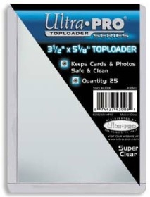 Top Loader -  3.5"x5 1/8" Clear (25 per pack)