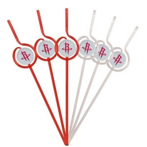 Houston Rockets Team Sipper Straws
