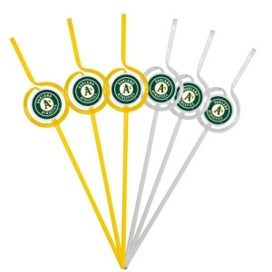 Picture of Oakland Athletics Team Sipper Straws