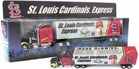 Picture of St. Louis Cardinals Mark McGwire White Rose &apos;00 TeamMate