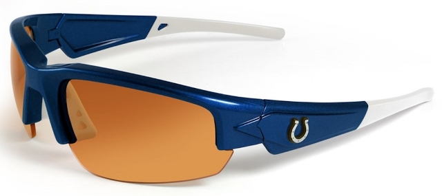 Picture of Indianapolis Colts Sunglasses - Dynasty 2.0 Blue with White Tips
