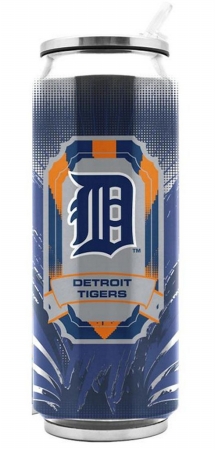 Picture of Detroit Tigers Stainless Steel Thermo Can - 16.9 ounces