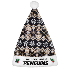 Picture of Pittsburgh Penguins Knit Santa Hat - 2015