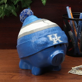 Picture of Kentucky Wildcats Piggy Bank - Large With Hat