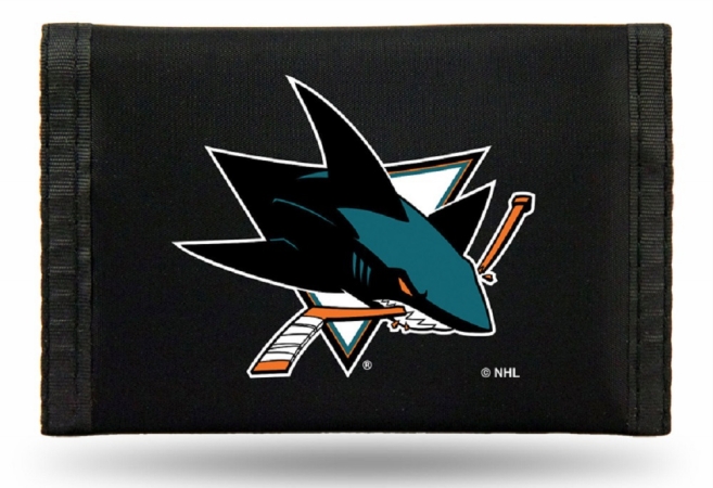 Picture of San Jose Sharks Wallet Nylon Trifold