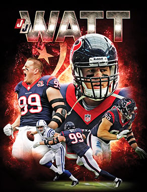 Houston Texans Puzzle 100 Piece J.J. Watt Design