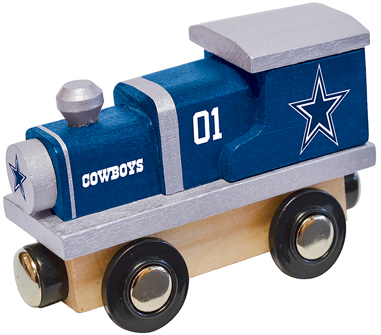 Dallas Cowboys Wooden Toy Train
