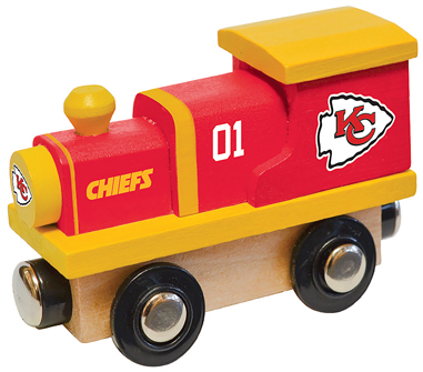 Kansas City Chiefs Wooden Toy Train