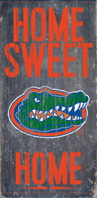 Picture of Florida Gators Wood Sign - Home Sweet Home 6&quot;x12&quot;