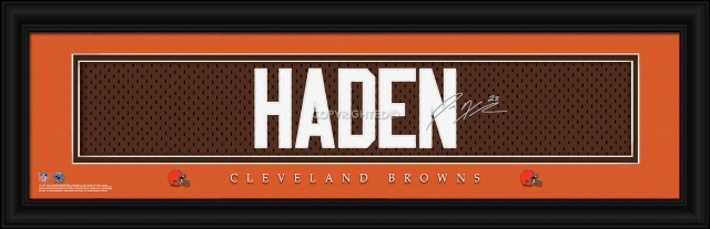 Cleveland Browns Joe Haden Print - Signature 8"x24"