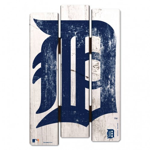 Picture of Detroit Tigers Sign 11x17 Wood Fence Style