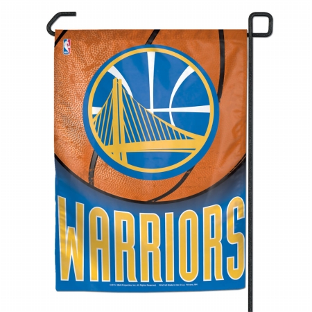 Golden State Warriors Flag 12x18 Garden Style 2 Sided