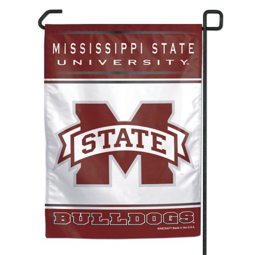 Picture of Mississippi State Bulldogs Flag 12x18 Garden Style 2 Sided