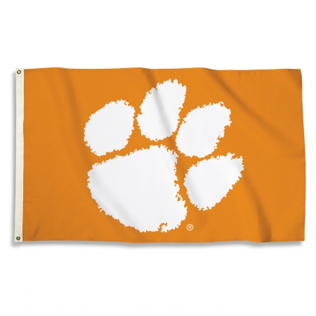 Picture of Clemson Tigers Flag 3x5 Paw Design BSI
