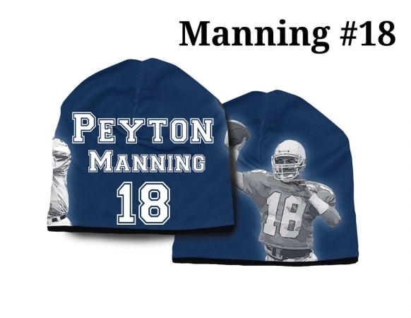 Picture of Denver Broncos Beanie Heavyweight Peyton Manning Design