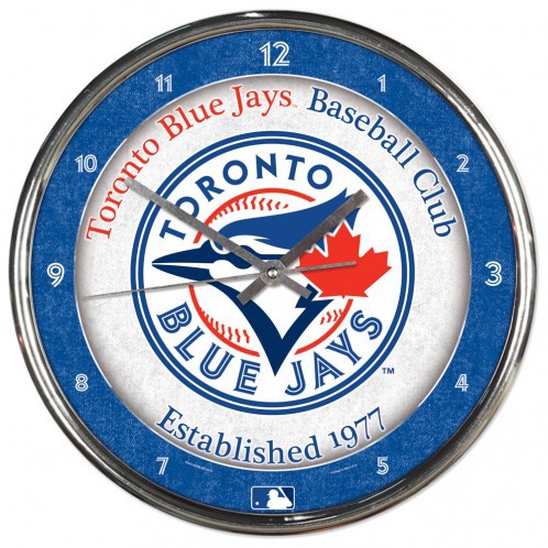 Picture of Toronto Blue Jays Round Chrome Wall Clock
