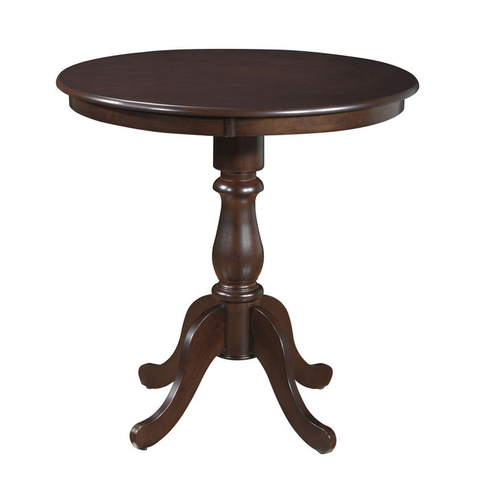 Picture of Carolina Chair & Table 3636B-ESP Fairview Round Pedestal Bar Table, Espresso - 36 in.
