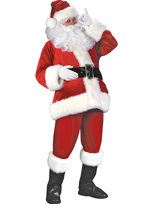 Picture of Costume Supercenter FW7511 XL Velvet Santa Suit For Adults