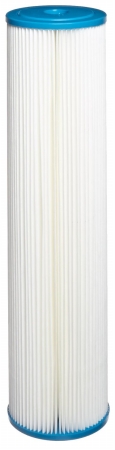 Picture of Commercial Water Distributing HYDRONIX-SPC-45-2005 20 in. Polyester Pleated Water Filter&#44; 5 Micron