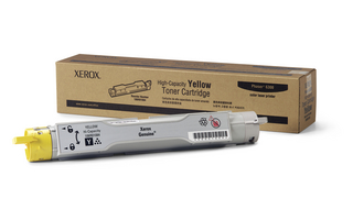 Picture of 106R01084 Xerox Compatible Yellow Aftermarket Toner; Page Yield - 7000