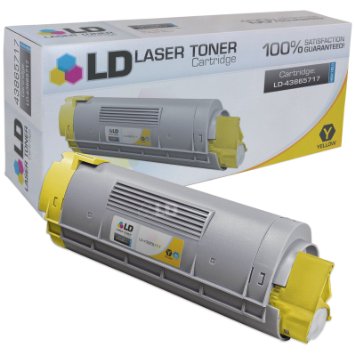 Picture of 43865717 Okidata Compatible Yellow Aftermarket Toner Cartridge; Page Yield - 6000