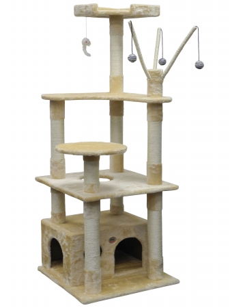 Picture of Go Pet Club F3031 Cat Tree- 65.5 in. High
