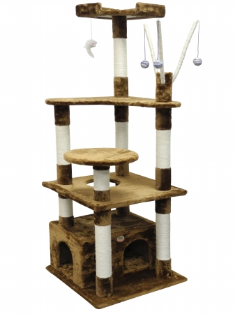 Picture of Go Pet Club F3032 Cat Tree- 65.5 in. High