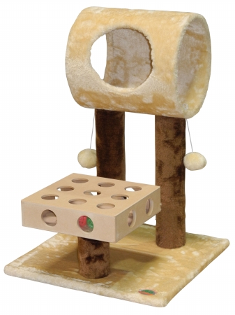 Picture of Go Pet Club SF057 IQ Busy Box Cat Tree House Toy Condo Pet Furniture- 17.75 W x 20 L x 26 H in.