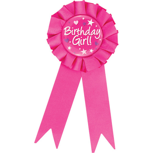 Hoffmaster Group 315375 Award Ribbons, Birthday Girl