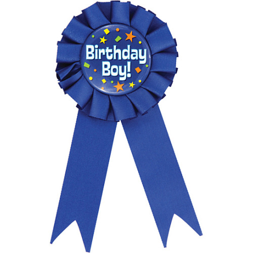 Hoffmaster Group 315376 Award Ribbons, Birhtday Boy