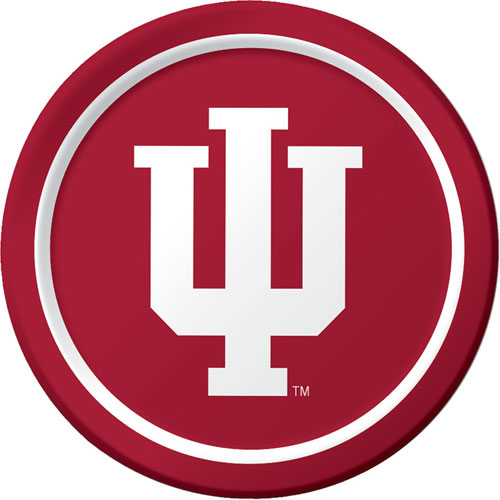 Hoffmaster Group 424924 9 in. Dinner Plate, Indiana University