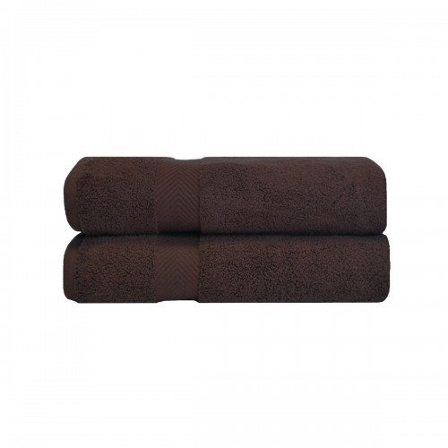Picture of Superior ZT BTOWEL EX Zero Twist Cotton Bath Towel Set - Expresso- 2 Pieces