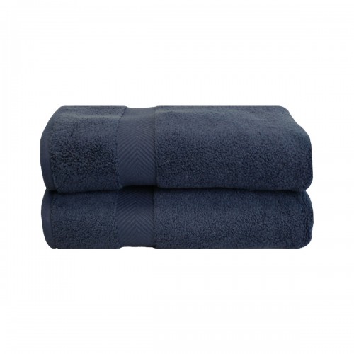 Picture of Superior ZT BTOWEL MD Zero Twist Cotton Bath Towel Set - Midnight- 2 Pieces