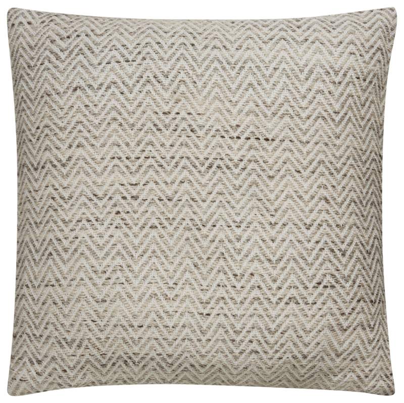 Picture of Jaipur PLC101528-D 22 x 22 in. Tribal Pattern Viscose & Bamboo Down Fill Pillow- Ivory & Black