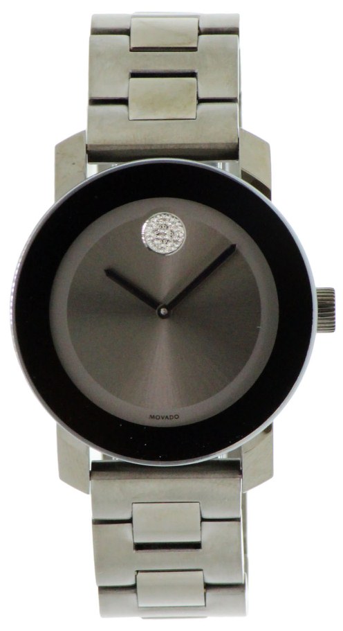3600103 Bold Medium Gray Ion Unisex Watch - Gray Metallic Museum Dial -  Movado