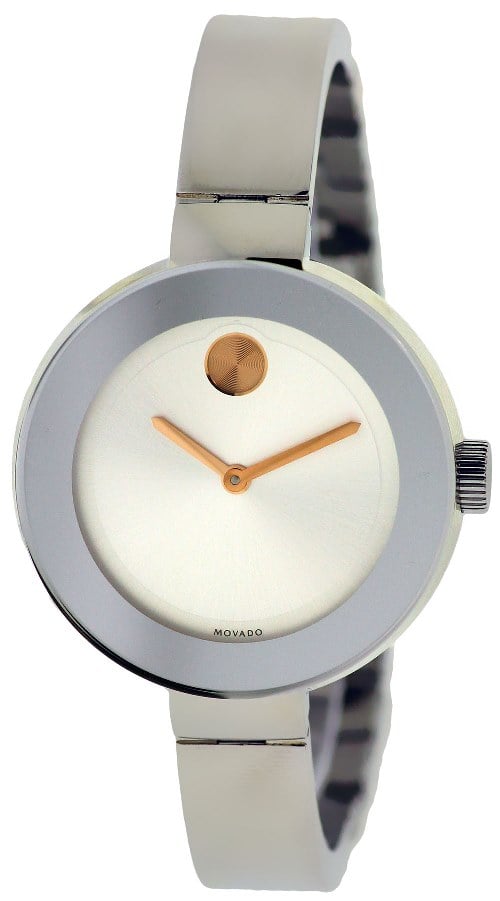Bold Stainless Steel Bangle Ladies Watch 3600194 -  Movado