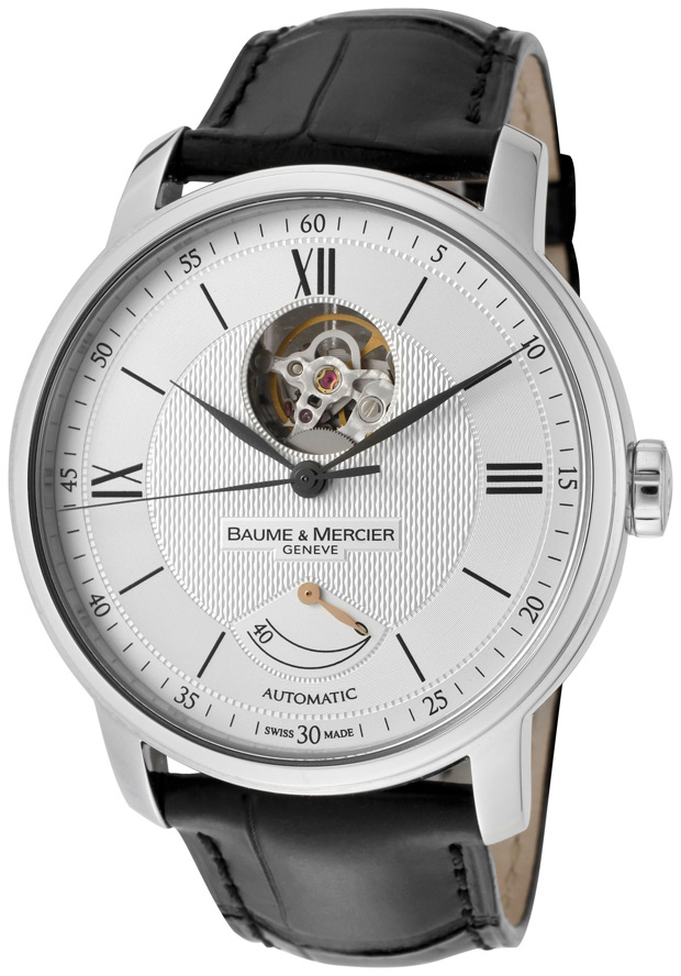 MOA08869 Leather Mens Watch - Silver Dial