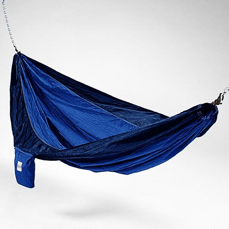 Hammaka Parachute Silk Lightweight Portable Double Hammock - Blue