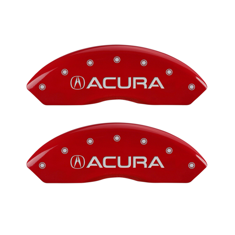 Marshall Genuine Products 39018STLXRD Red Engraved Front Caliper Covers For Acura TLX- Set of 4